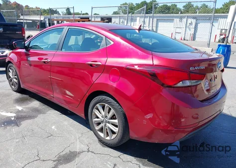 2014 Hyundai Elantra Se from USA, damaged, VIN 5NPDH4AE4EH488519